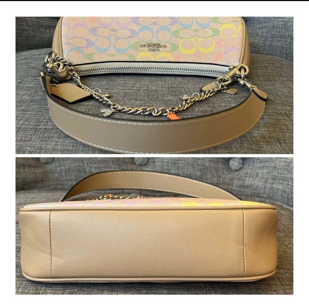 Coach Pastel Rainbow in Signature “C” Pattern - Picture 7 of 11